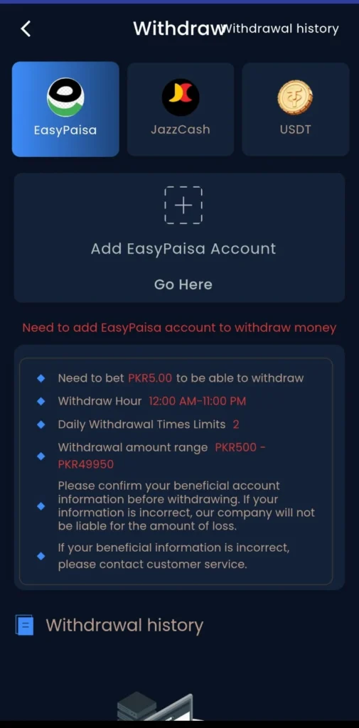 Royal PK777 APK withdraw