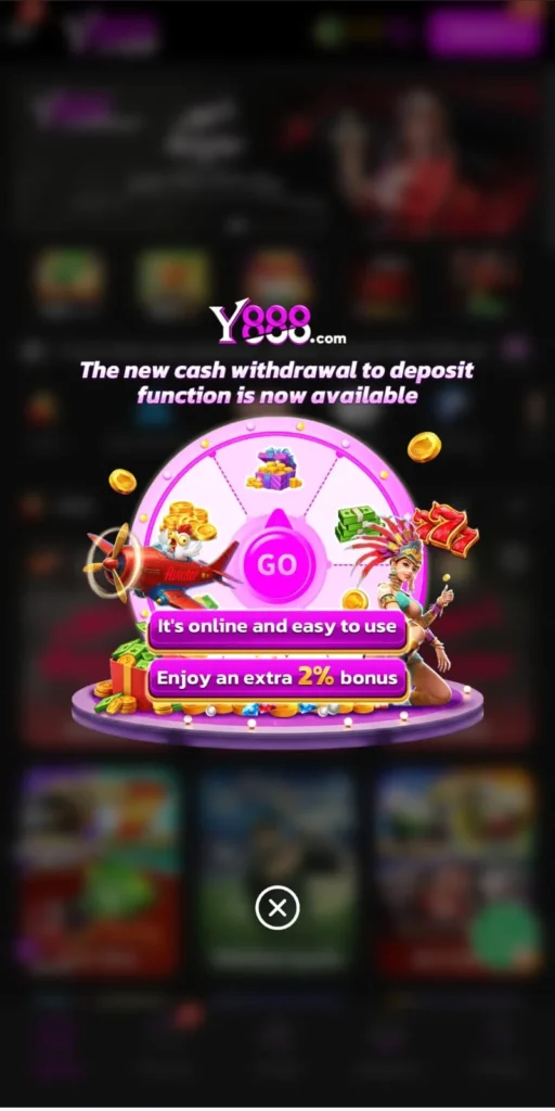 Y888 APK Free Download deposit method and payment options