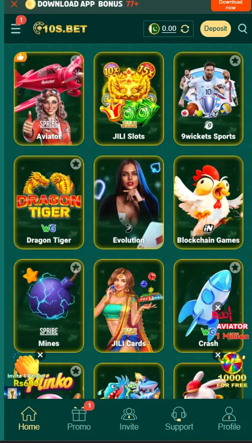 10sbet Game APK