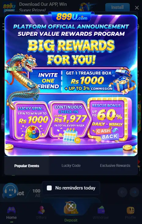 899U Game APK big rewards and bonus features for Android users