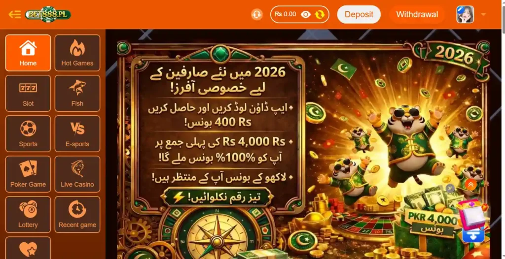 BET888 Game hero image featuring online gaming platform and key features