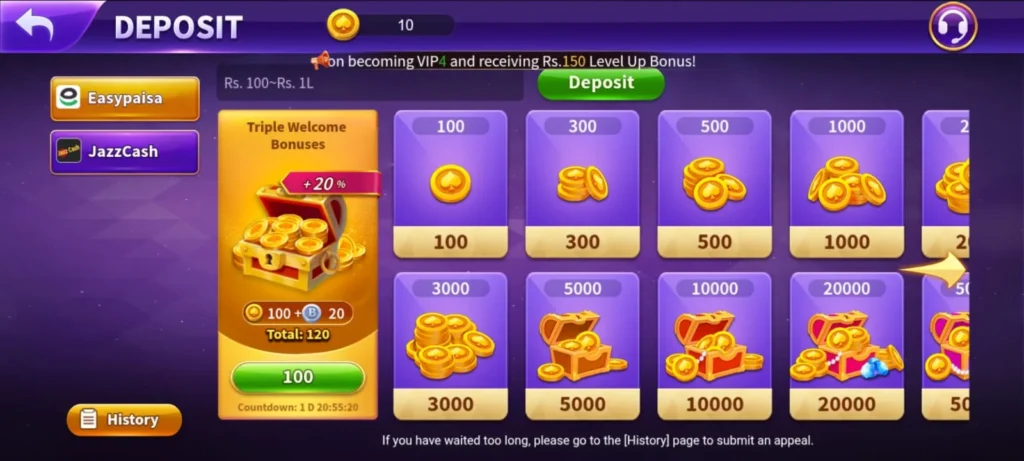 Pakwin777 Game APK deposit methods using JazzCash and Easypaisa in Pakistan