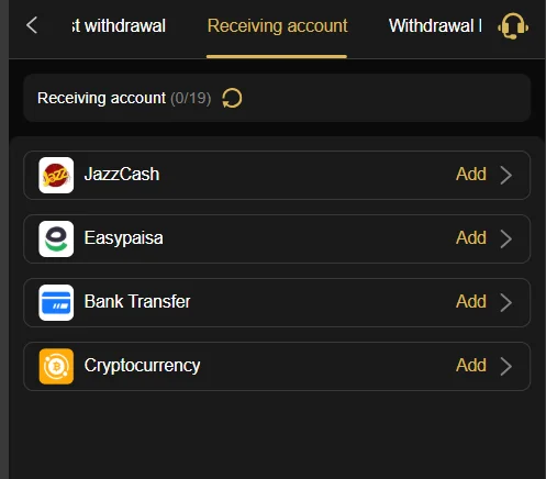 9J Game withdrawal process for Android users