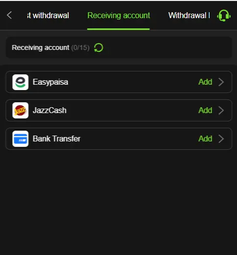 UP786 Game APK withdrawal process